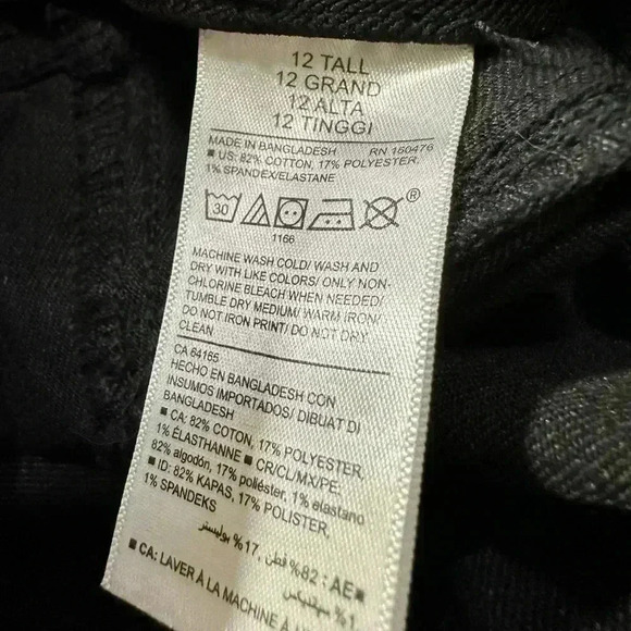 Old Navy Womens Super Skinny Mid-Rise Jegging Black Jeans - Picture 8 of 11